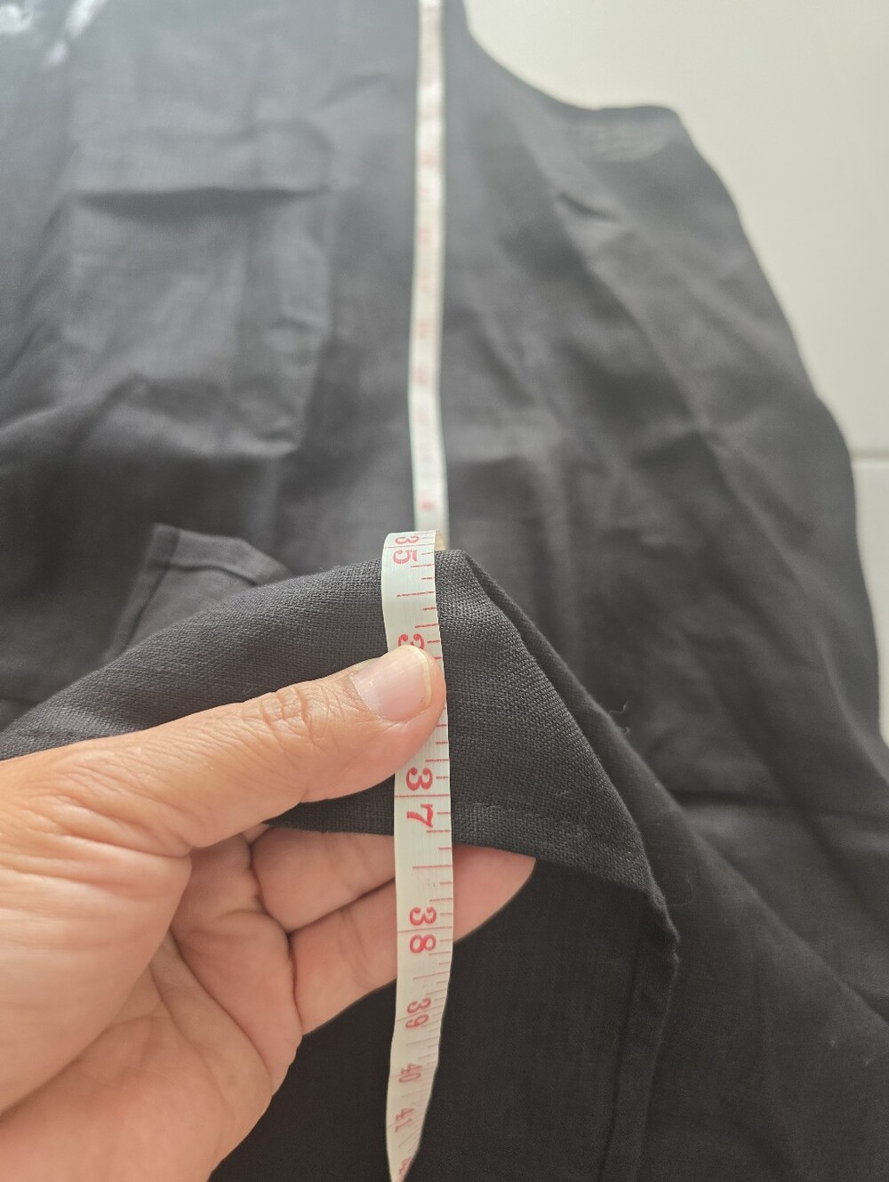 Clothes By Locker Room Linen Back Zipper High Low Dress In Black Size L/XL - Picture 9 of 14